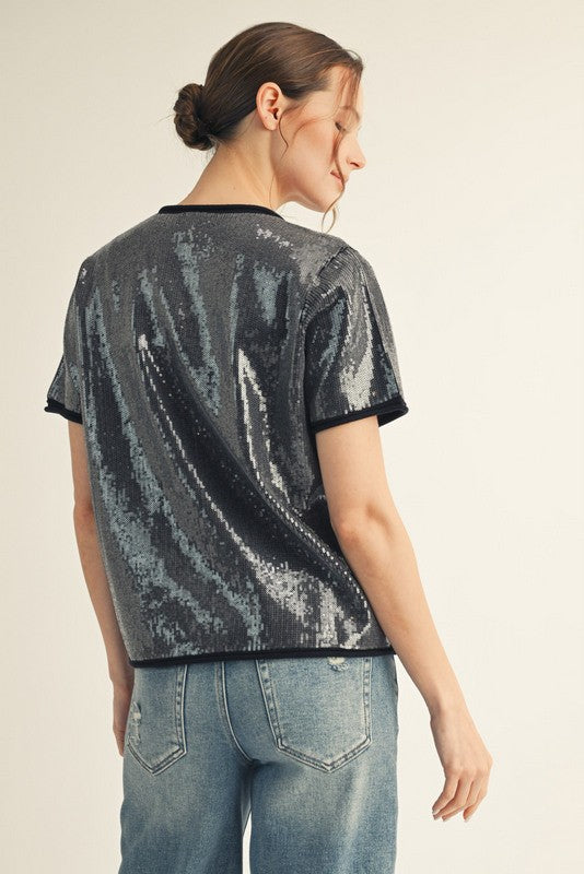 2628 Sequin Shirt