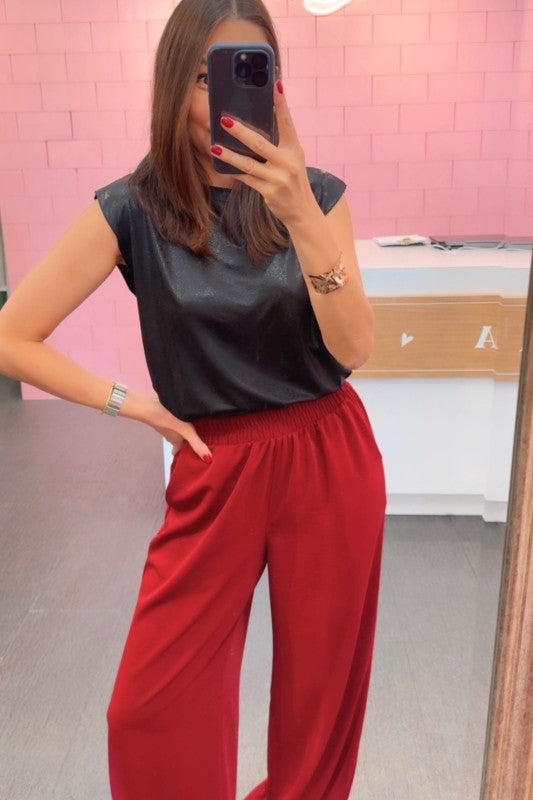 1857 Metallic Muscle Tee