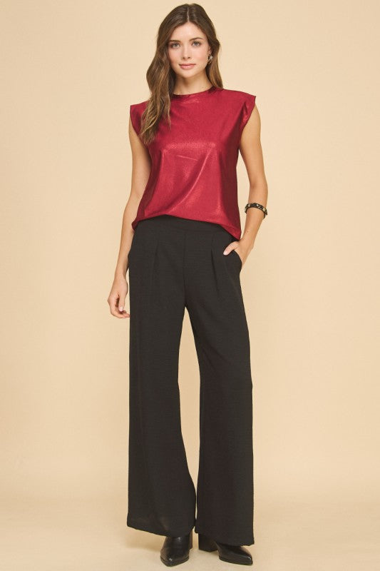 1857 Metallic Muscle Tee