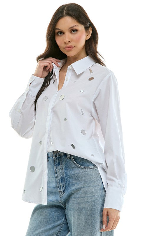 1986 Mirror White Shirt
