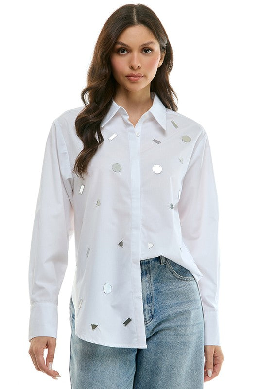 1986 Mirror White Shirt