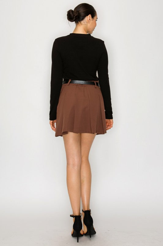 2003 Long Sleeve Pleated Dress