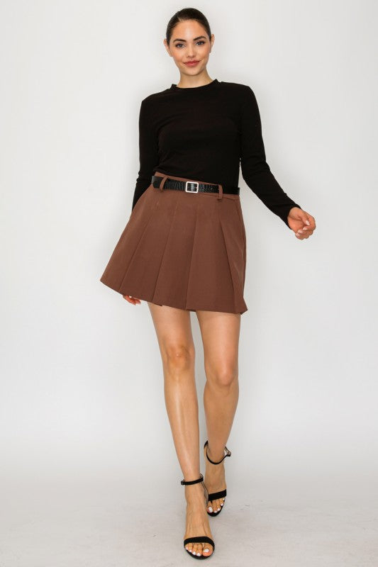 2003 Long Sleeve Pleated Dress