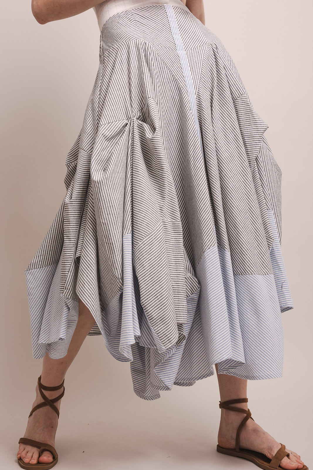 2436 Striped Skirt
