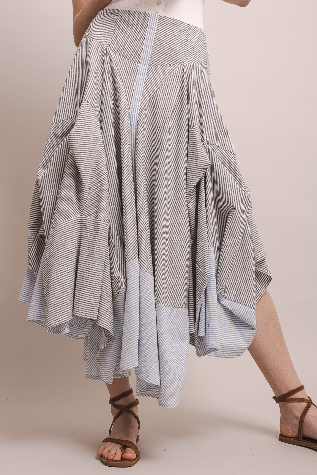 2436 Striped Skirt