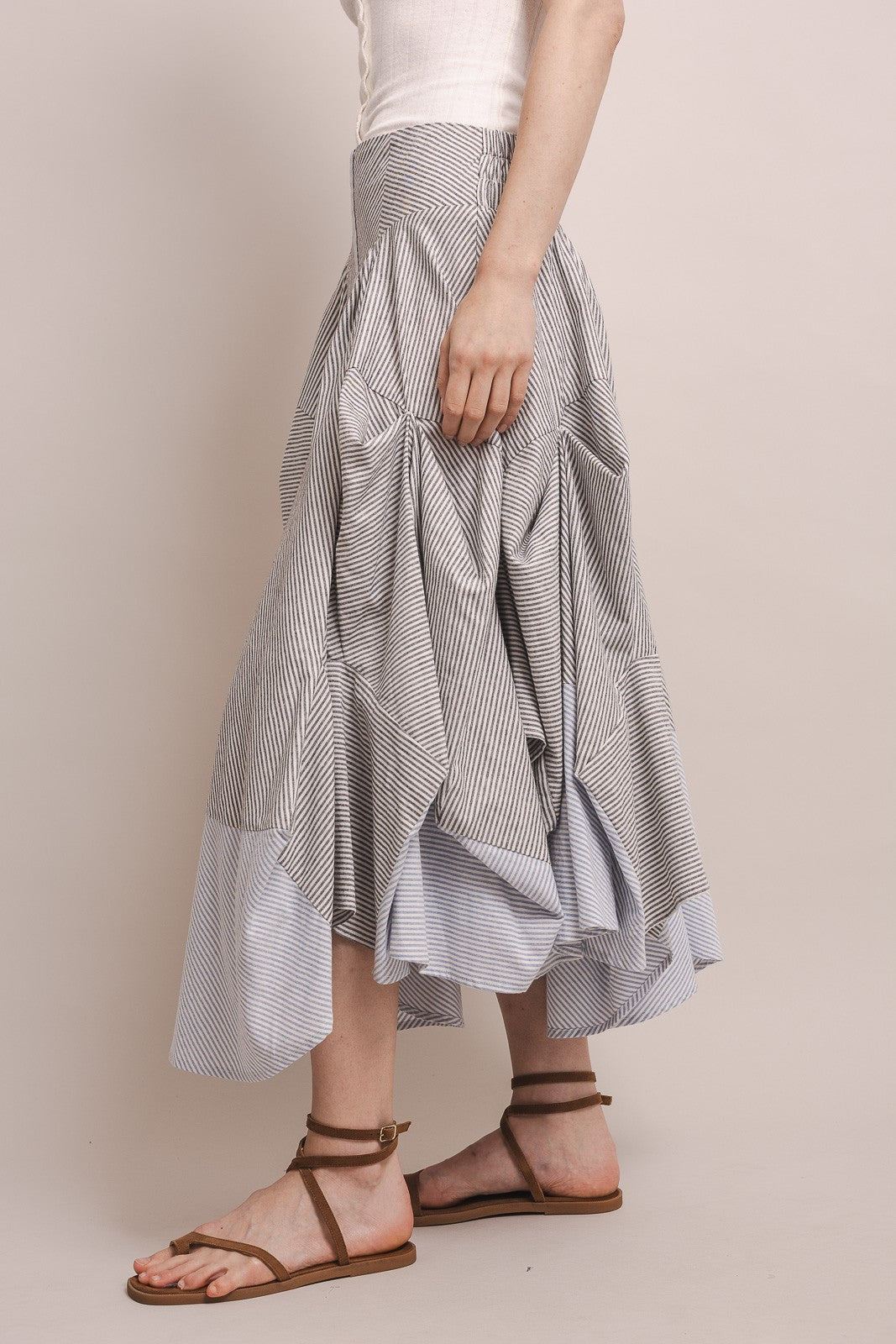 2436 Striped Skirt
