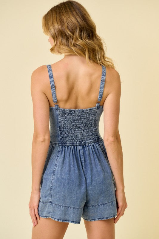 2147 Denim Romper