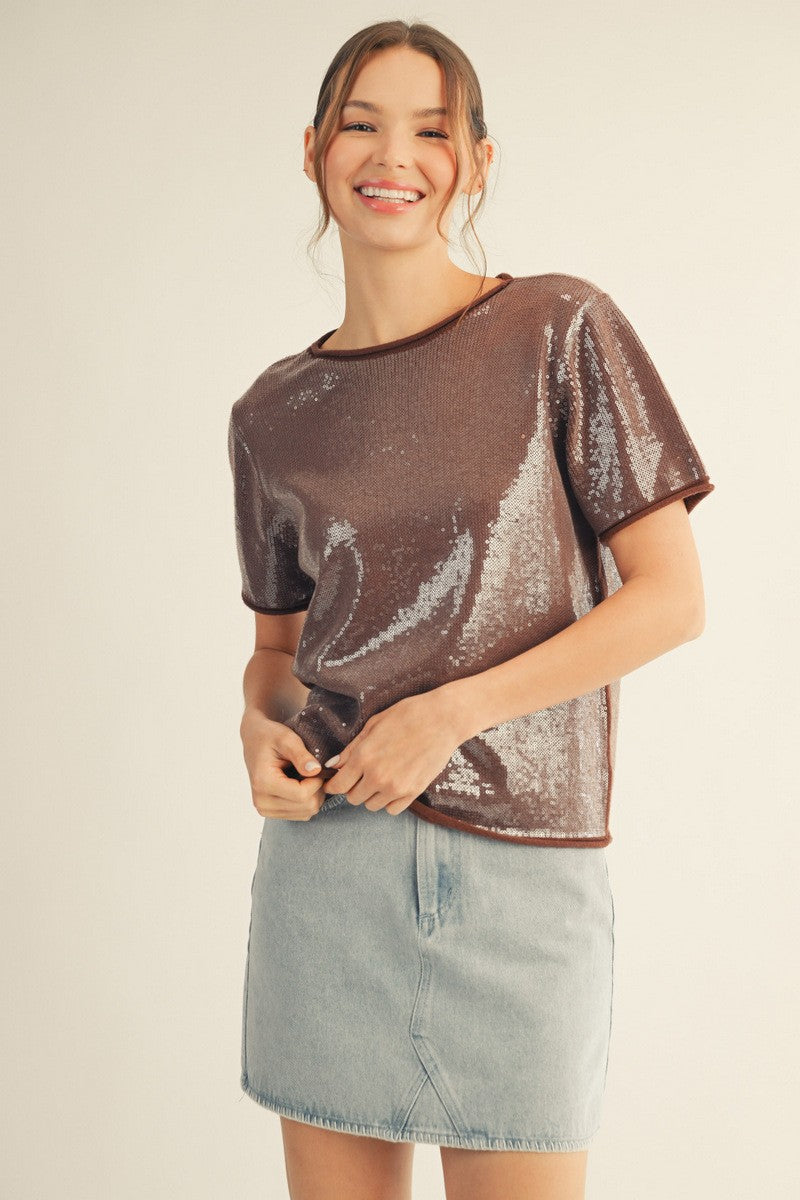 2628 Sequin Shirt