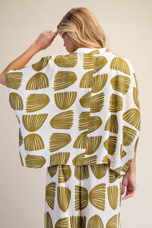 2325 Printed Pant Set
