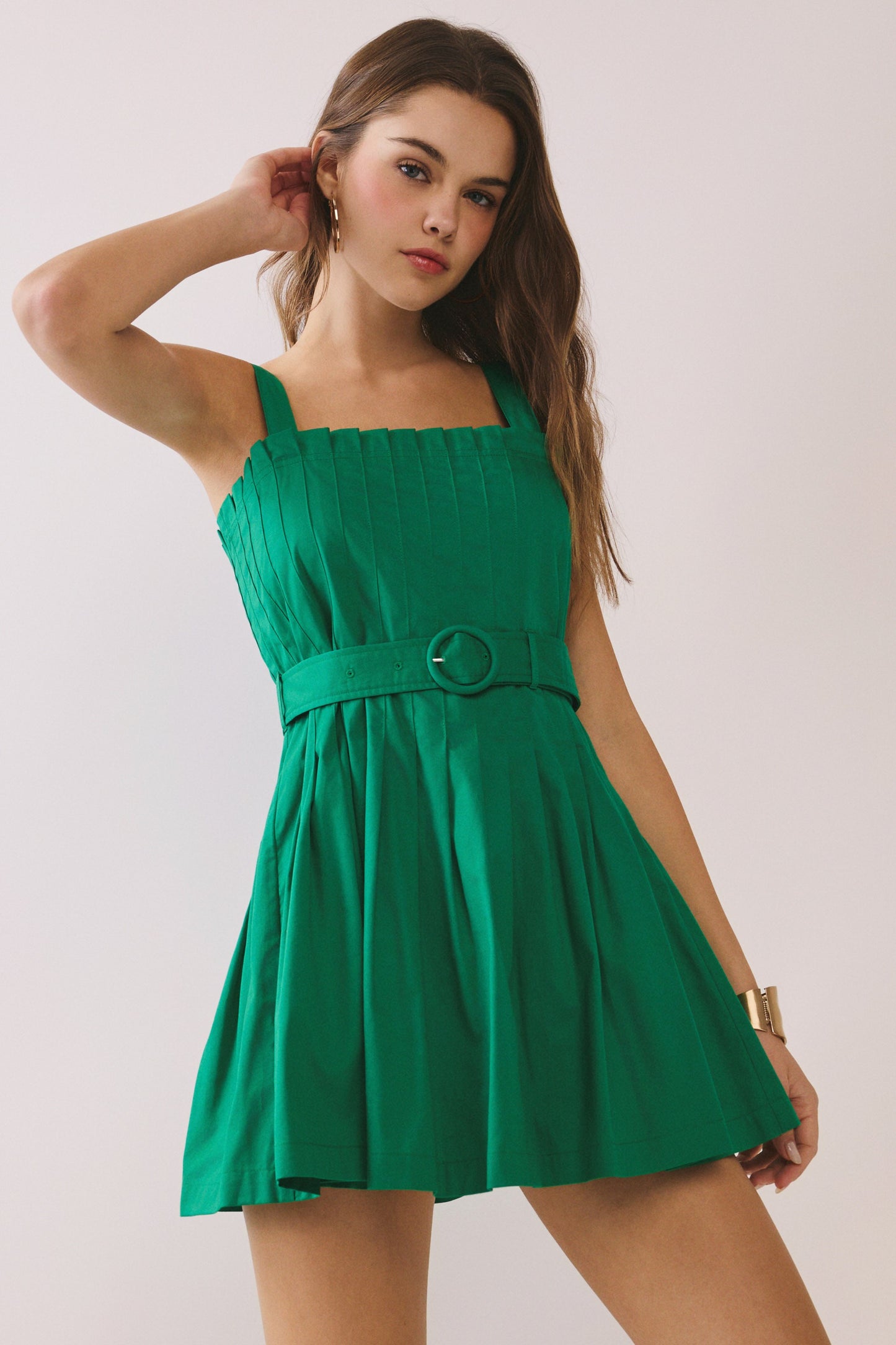 2533 Green Short Dress