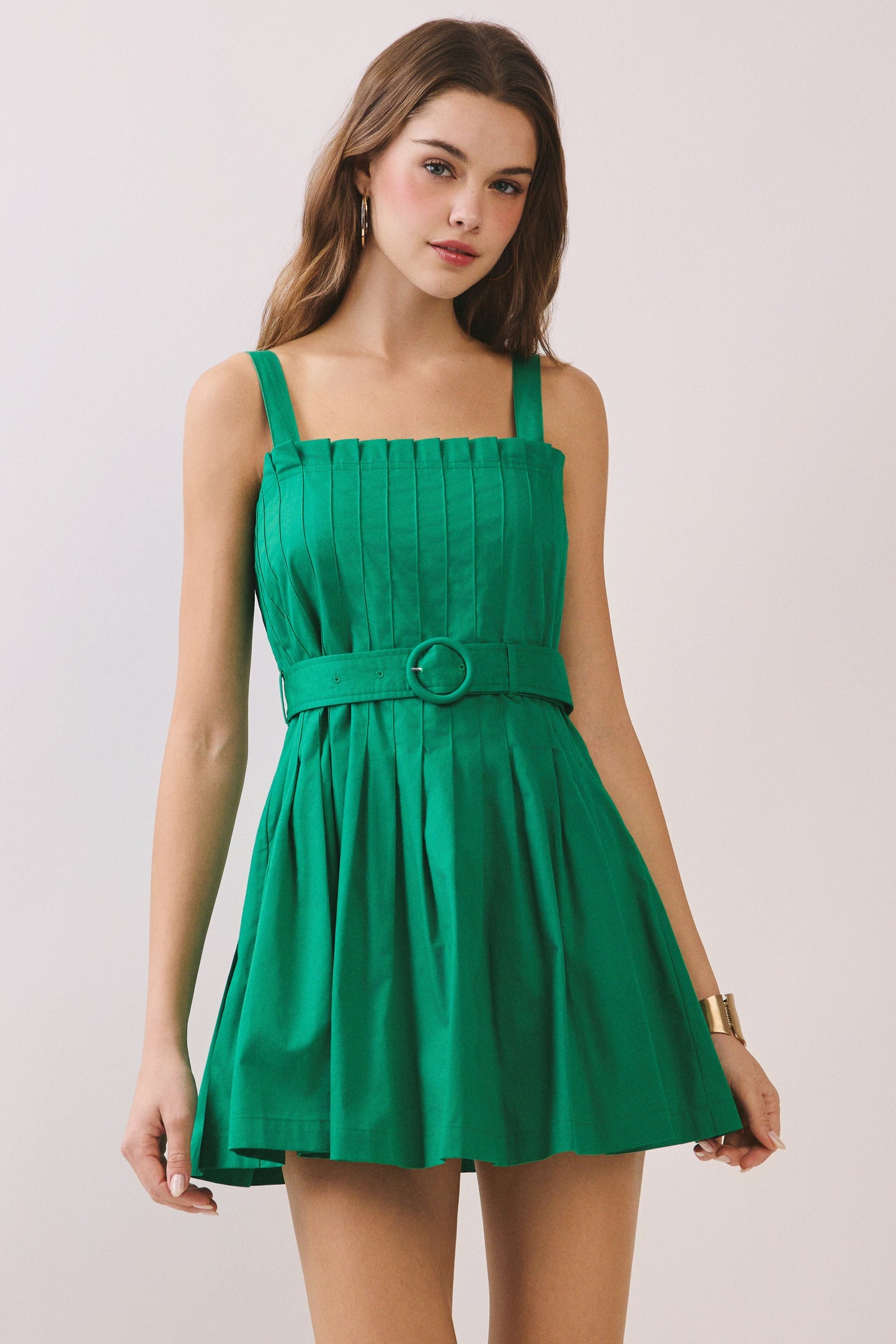 2533 Green Short Dress