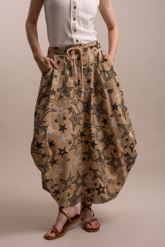 2501 Stars Cargo Skirt