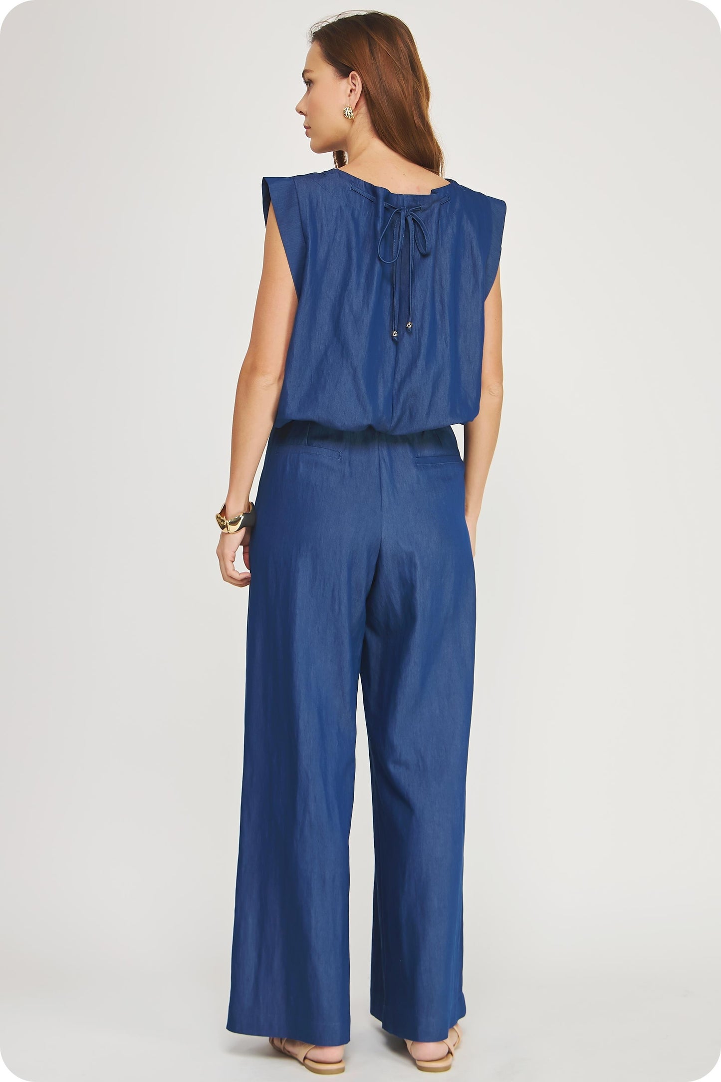 2367 Denim Pant Set