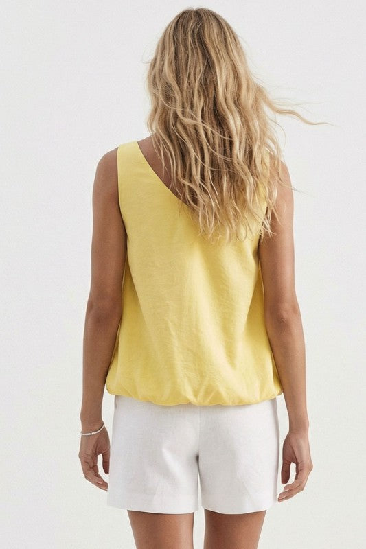 2163 Twisted Strap Bubble Top