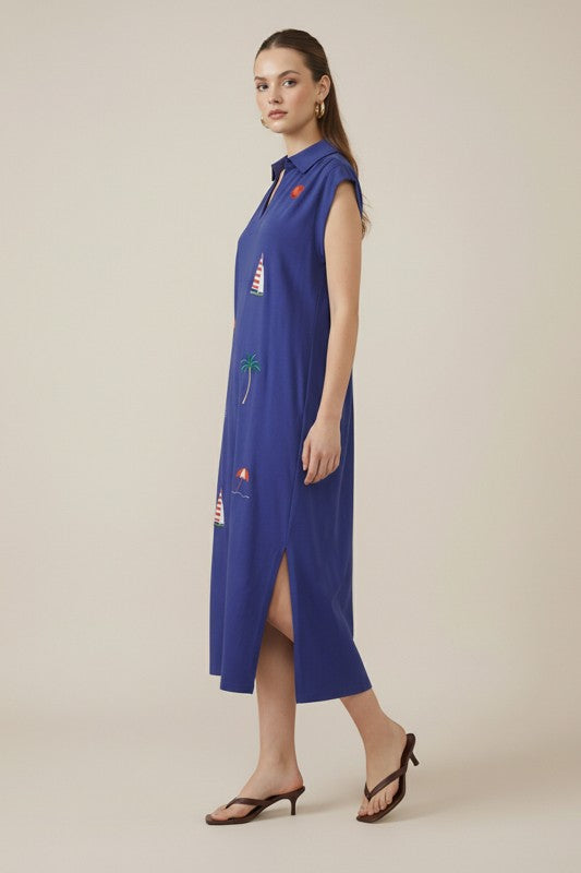 2257 Sailor Midi Dress
