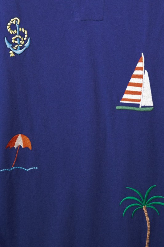 2257 Sailor Midi Dress