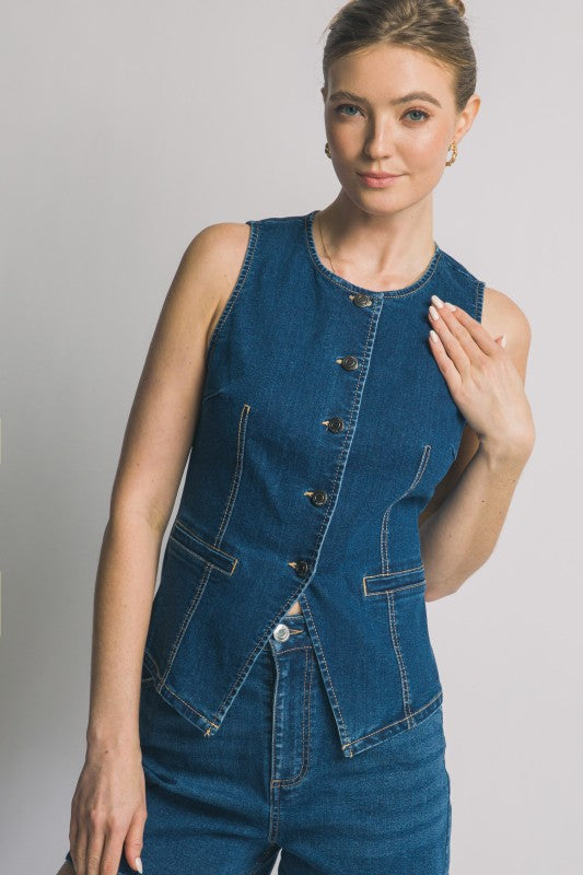 2092 Denim Vest