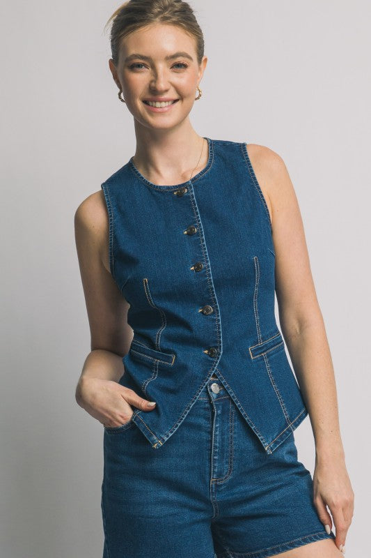 2092 Denim Vest