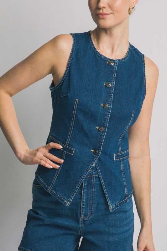 2092 Denim Vest