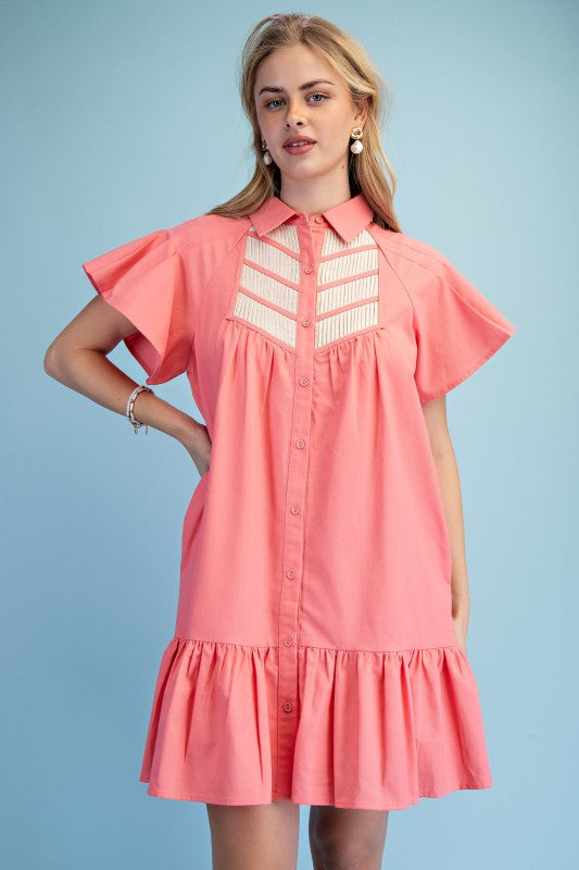 2329 Coral Pink Dress