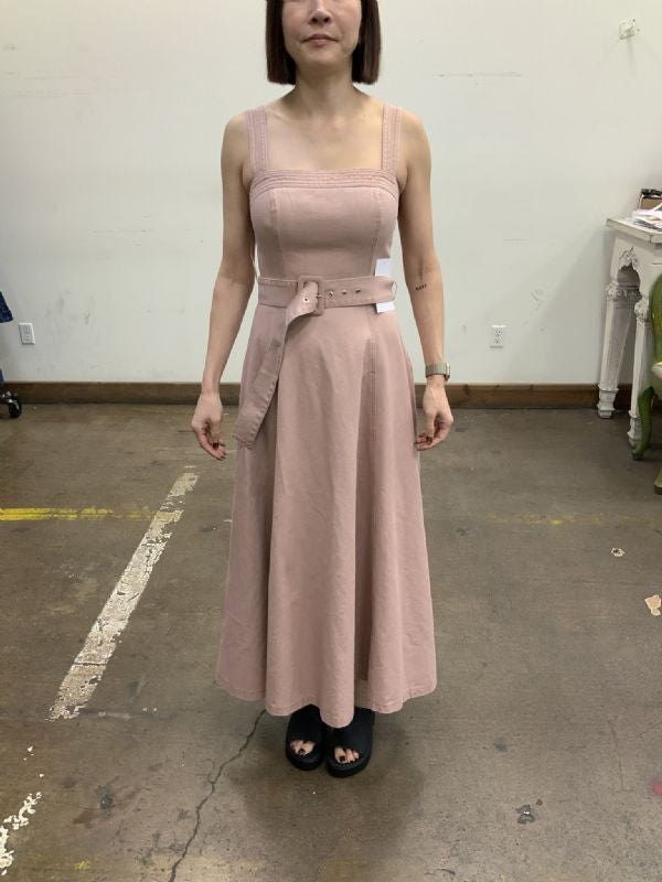 2129 Pink Midi Dress