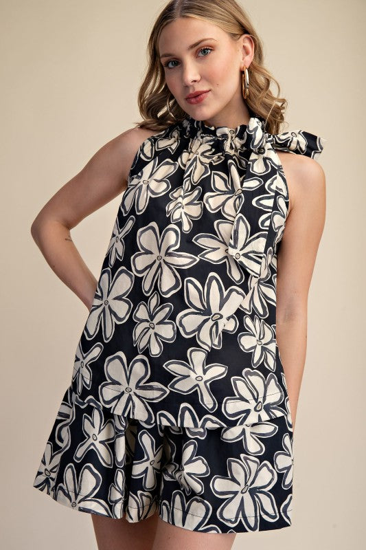 2183 Halter Top & Short