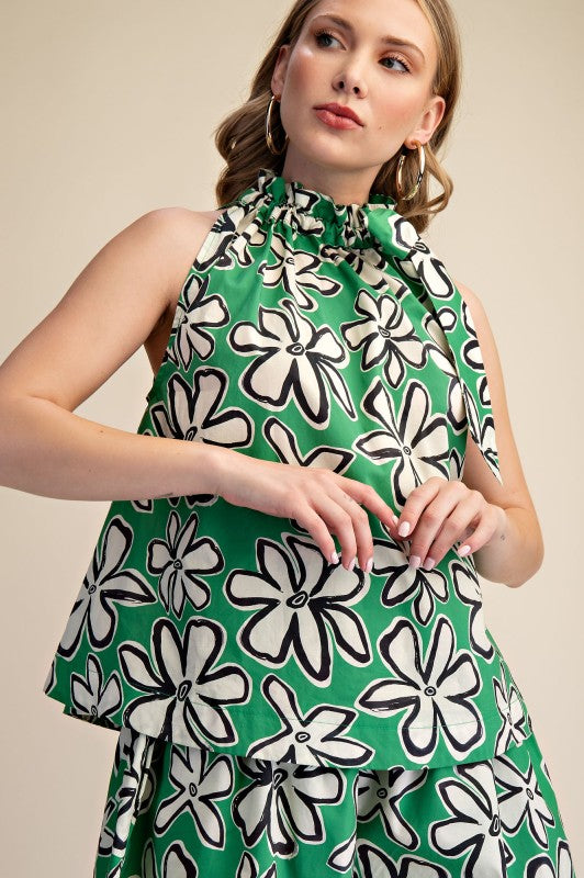 2183 Halter Top & Short
