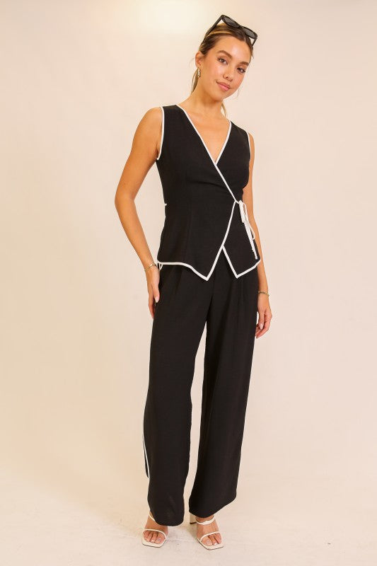 2170 Pant Set With Trim