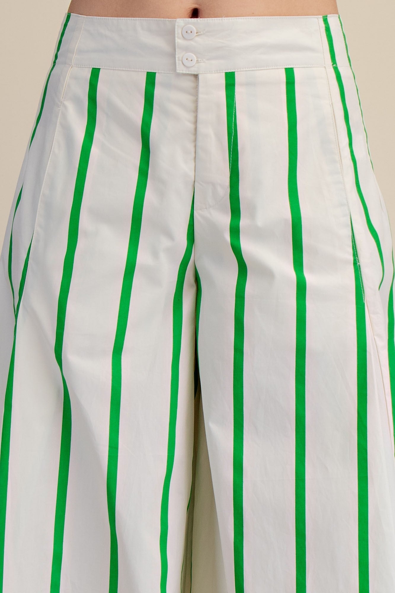 21610 Hot Pink Striped Wide Leg Pant