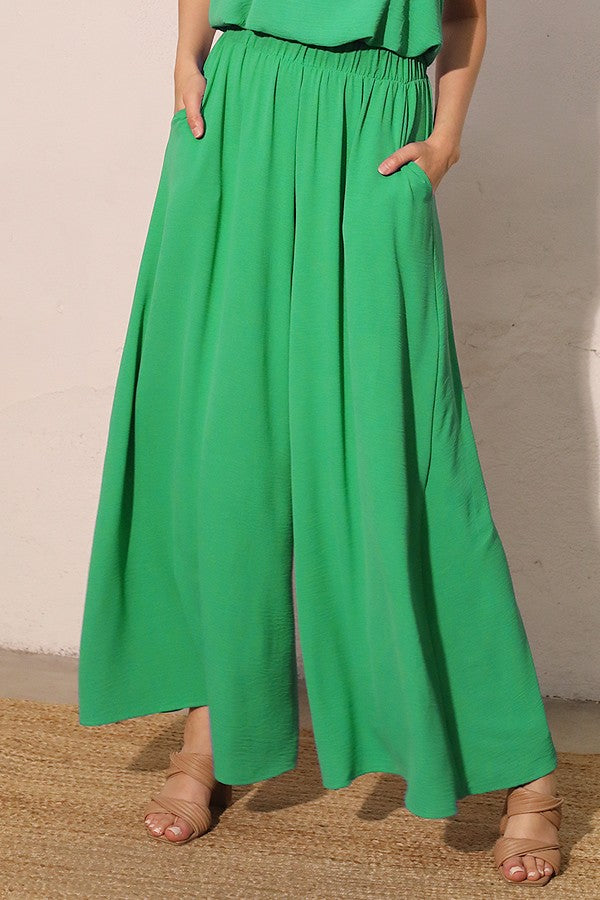 2527 Green Pant Set