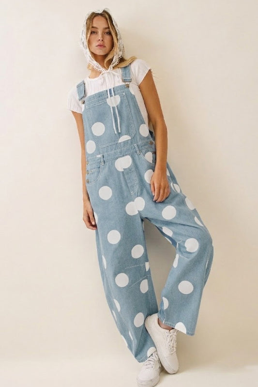 2557 Big Polka Dots Overall