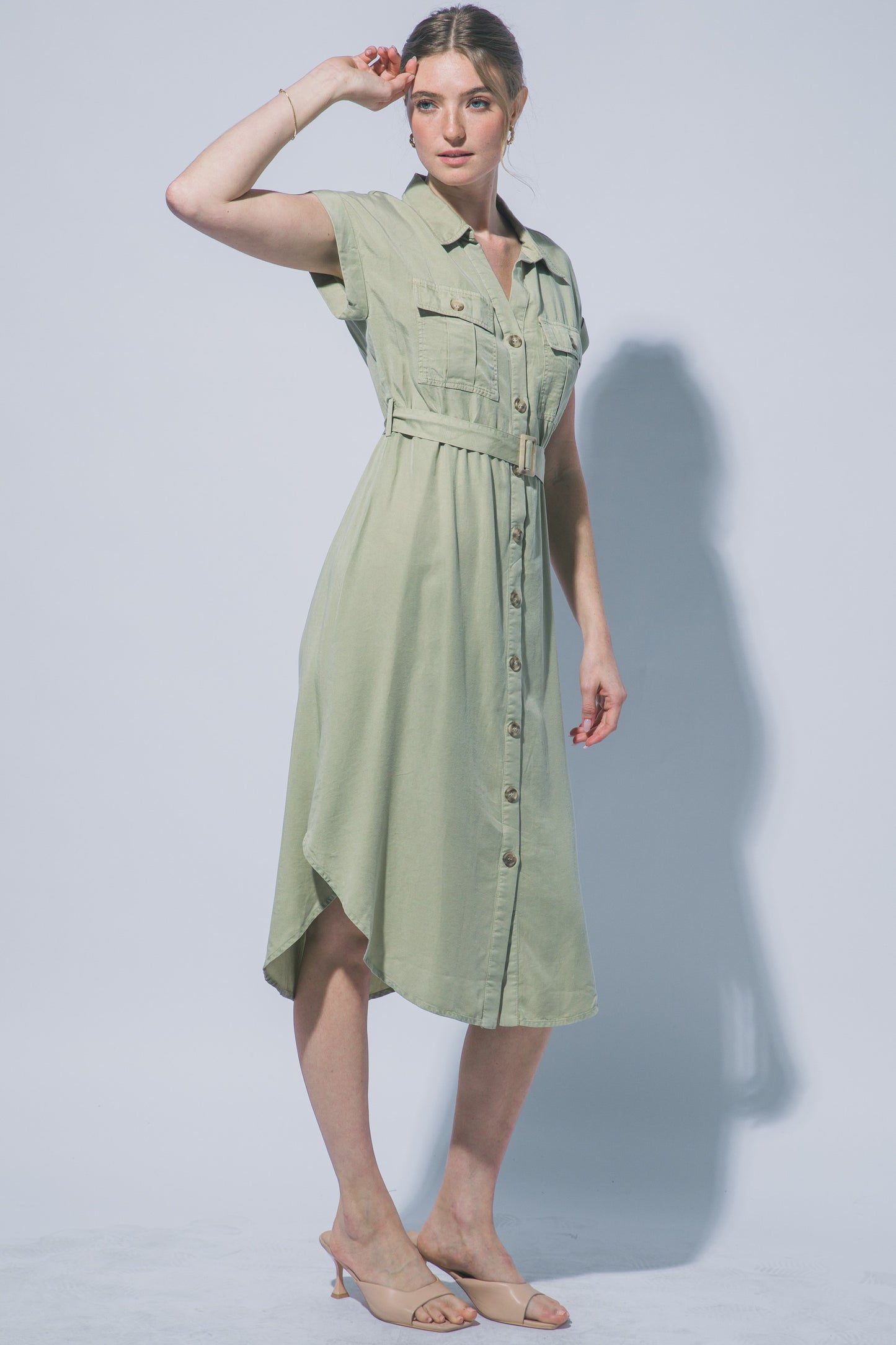 2350 Button Down Dress