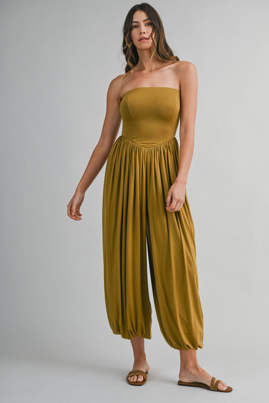 2386 Strapless Harlem Pant Jumpsuit