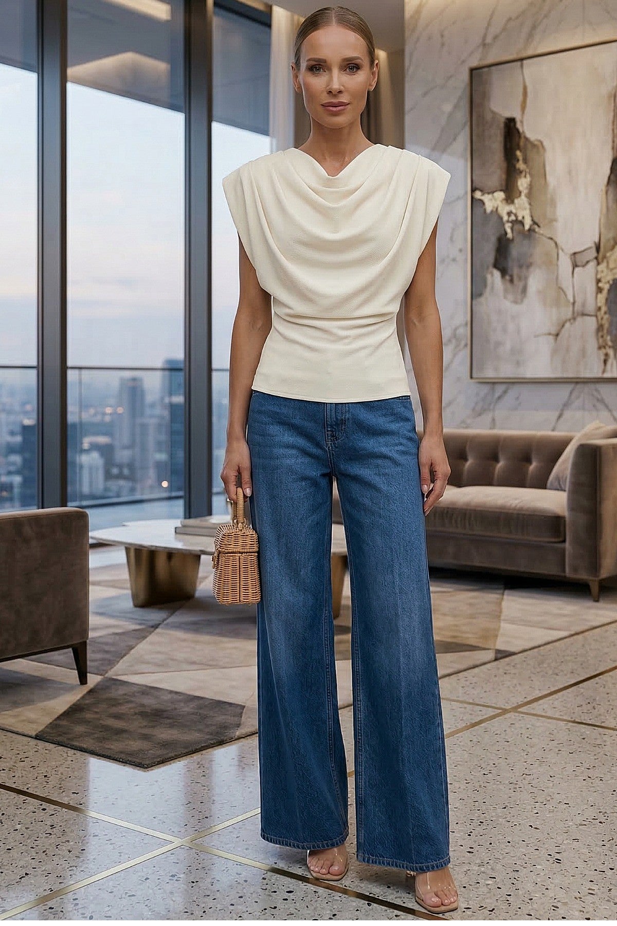 2561 Drapped Top