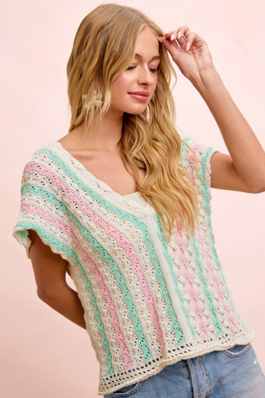 2384 Crochet Shirt
