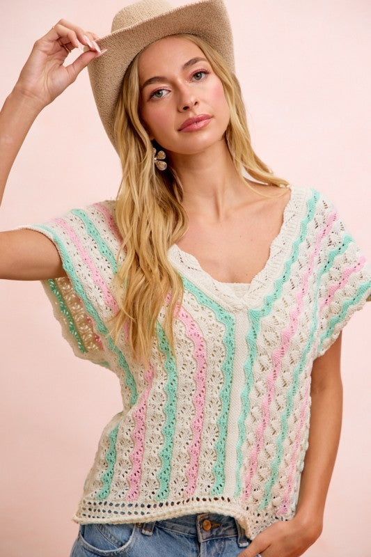 2384 Crochet Shirt