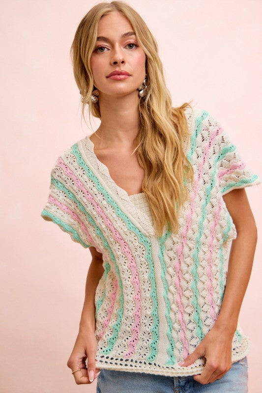 2384 Crochet Shirt