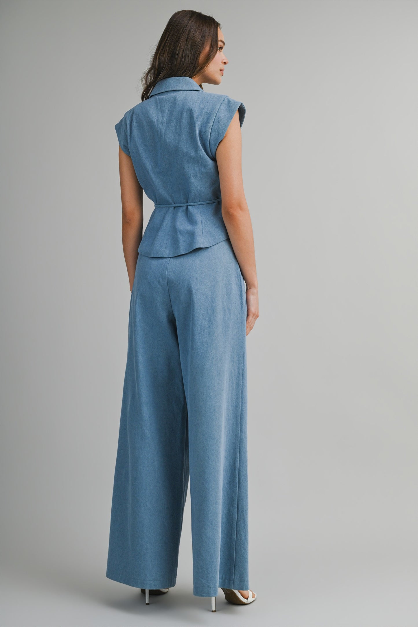 2374 Blue Vest Set