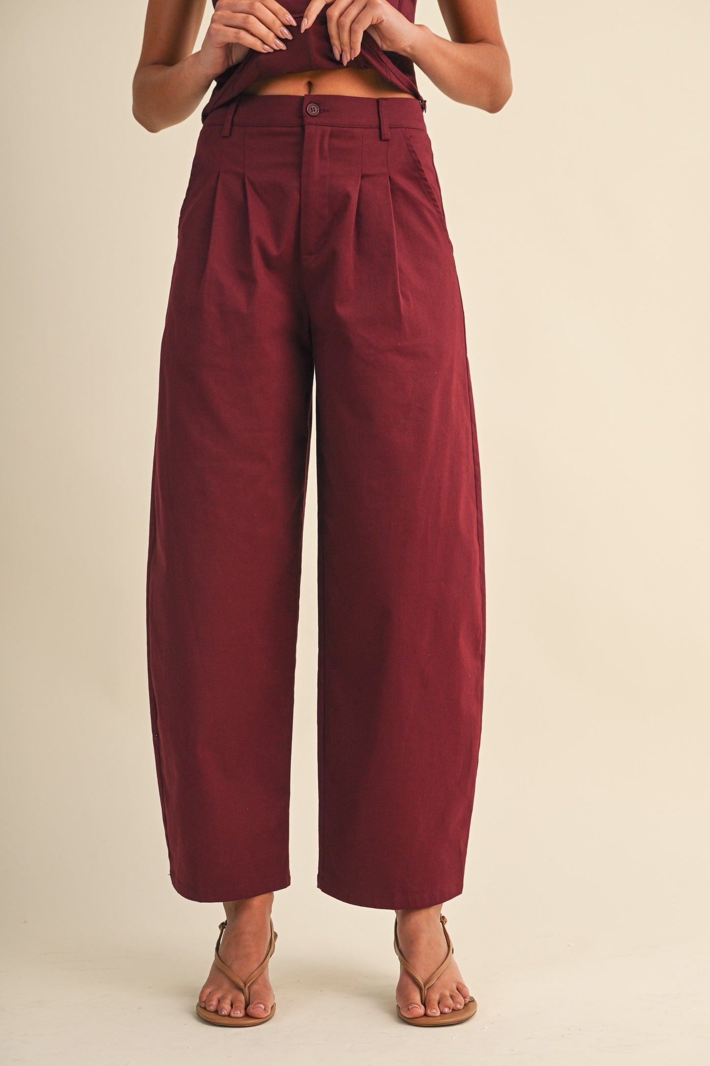 2640 Corset And Barrel Pant Set