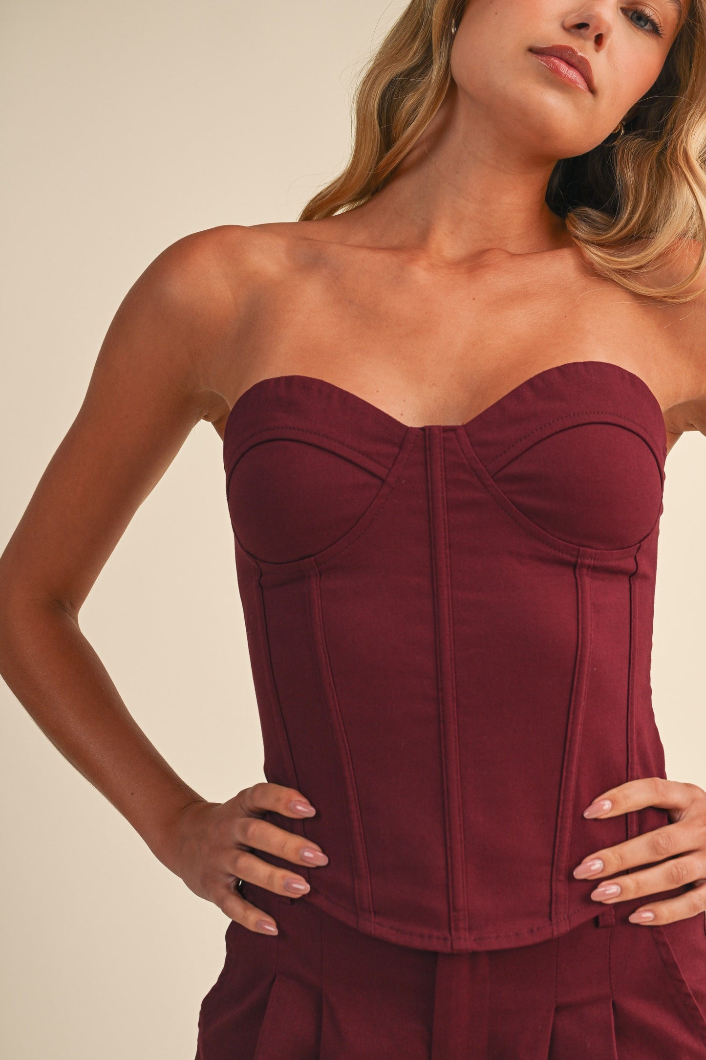 2640 Corset And Barrel Pant Set