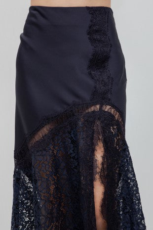 2416 Black Lace Skirt