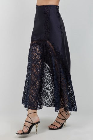 2416 Black Lace Skirt