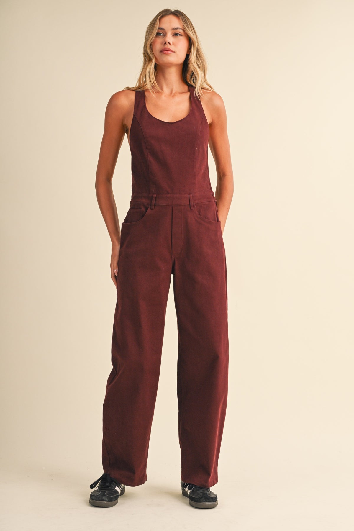 2762 Stretch Barrel Jumpsuit