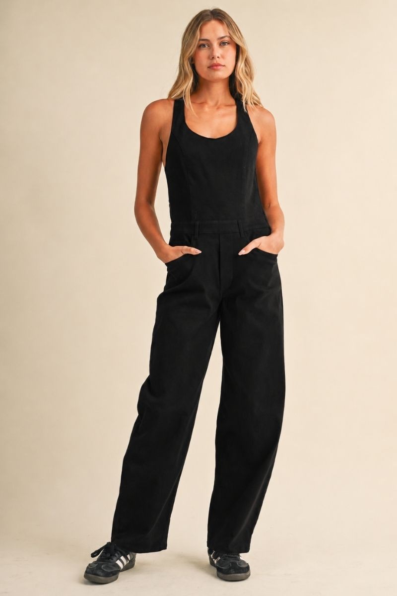 2762 Stretch Barrel Jumpsuit
