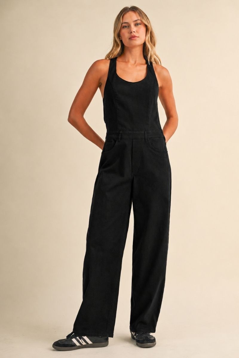 2762 Stretch Barrel Jumpsuit