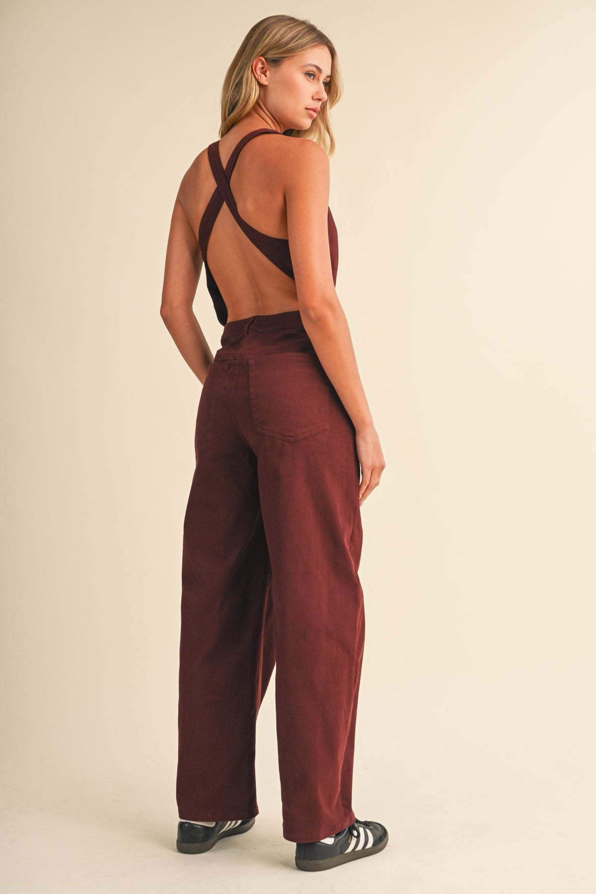 2762 Stretch Barrel Jumpsuit