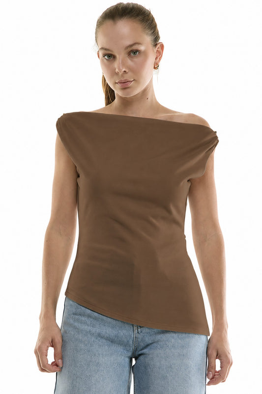 2579 Off Shoulder Tank Top