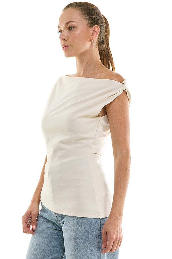 2579 Off Shoulder Tank Top