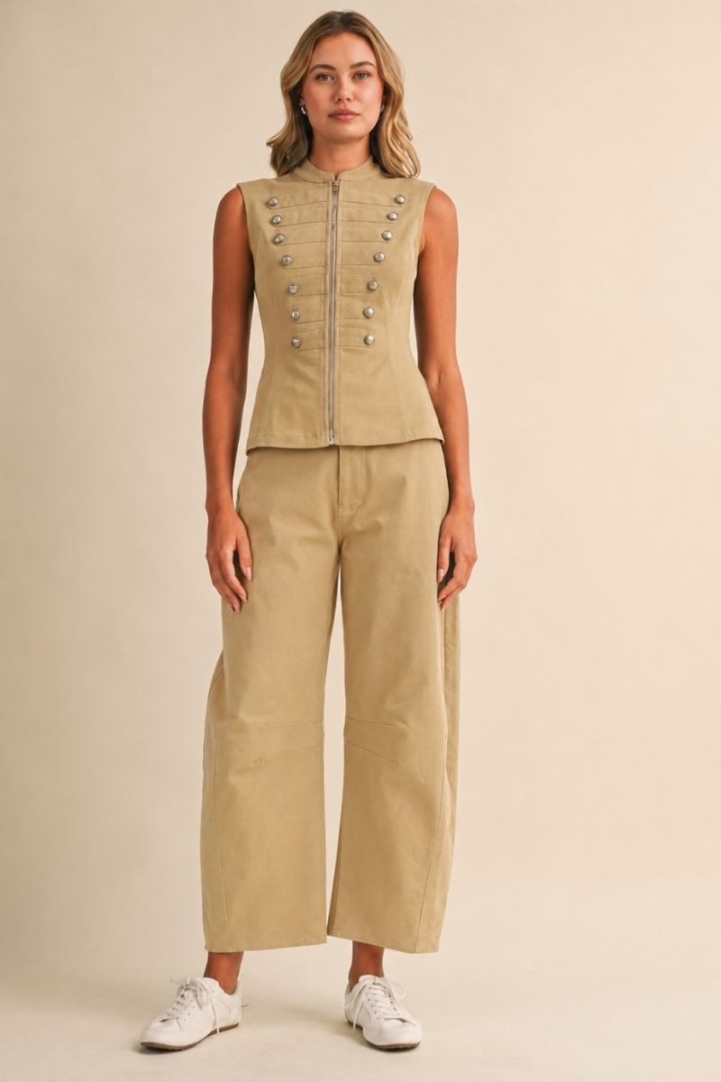 2684 Napoleon Vest & Barrel Pant Set