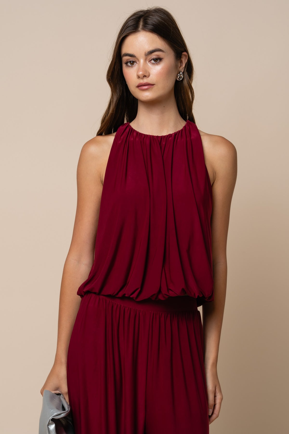 27191 Halter Bubble Top